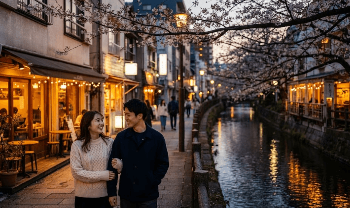 Nakameguro Canal Date Plan
