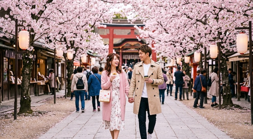 福岡の春限定！桜と季節グルメを楽しむデートコース